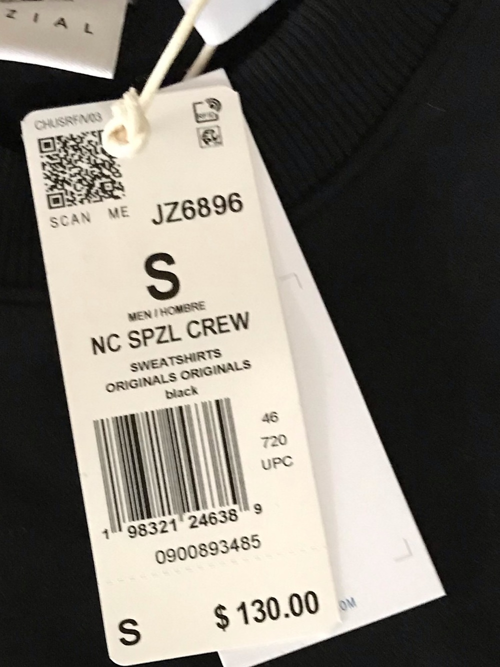 Adidas Men’s New Castle United SPZL F.C. Crewneck Sweatshirt Size small - Picture 5 of 6